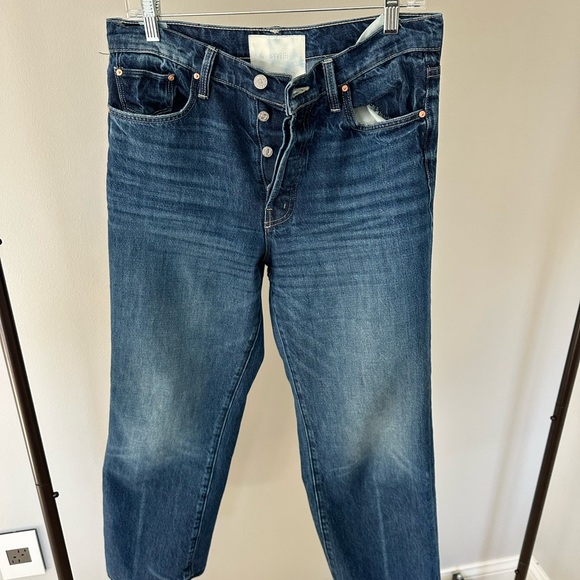 Mother Rambler Ankle Jeans in Well Stacked